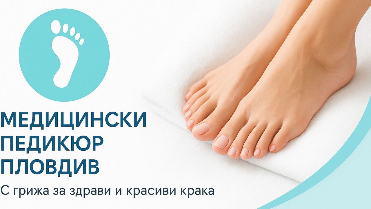 Медицински педикюр Пловдив - Салон за красота Пловдив